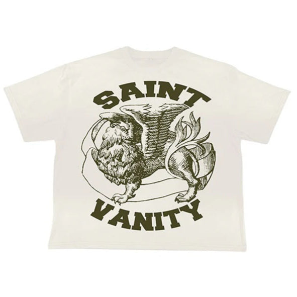 Saint Vanity Griffin Tee White/Green