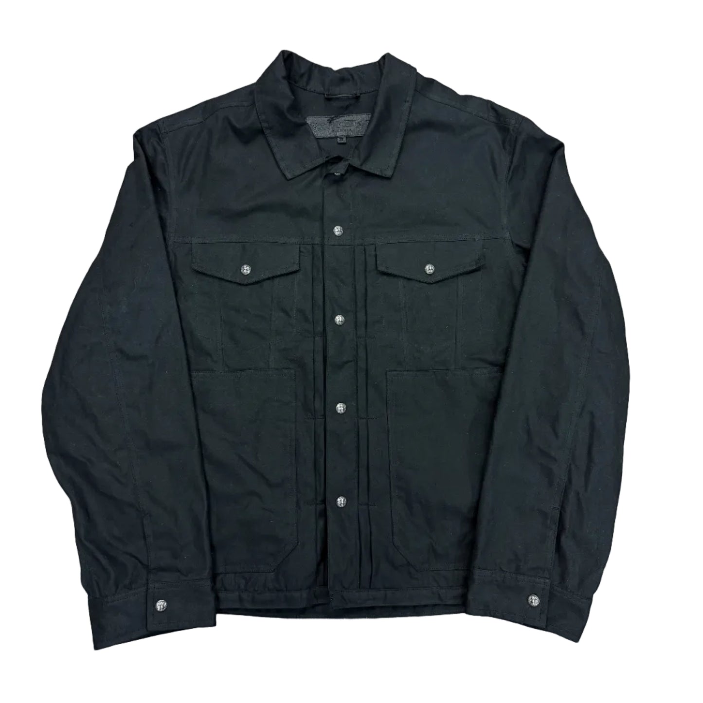 Chrome Hearts Wax Leather Jacket Black