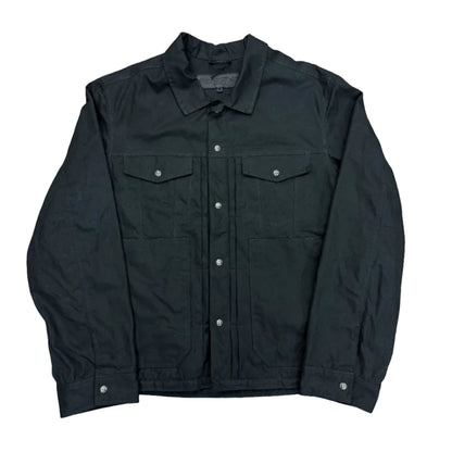 Chrome Hearts Wax Leather Jacket Black
