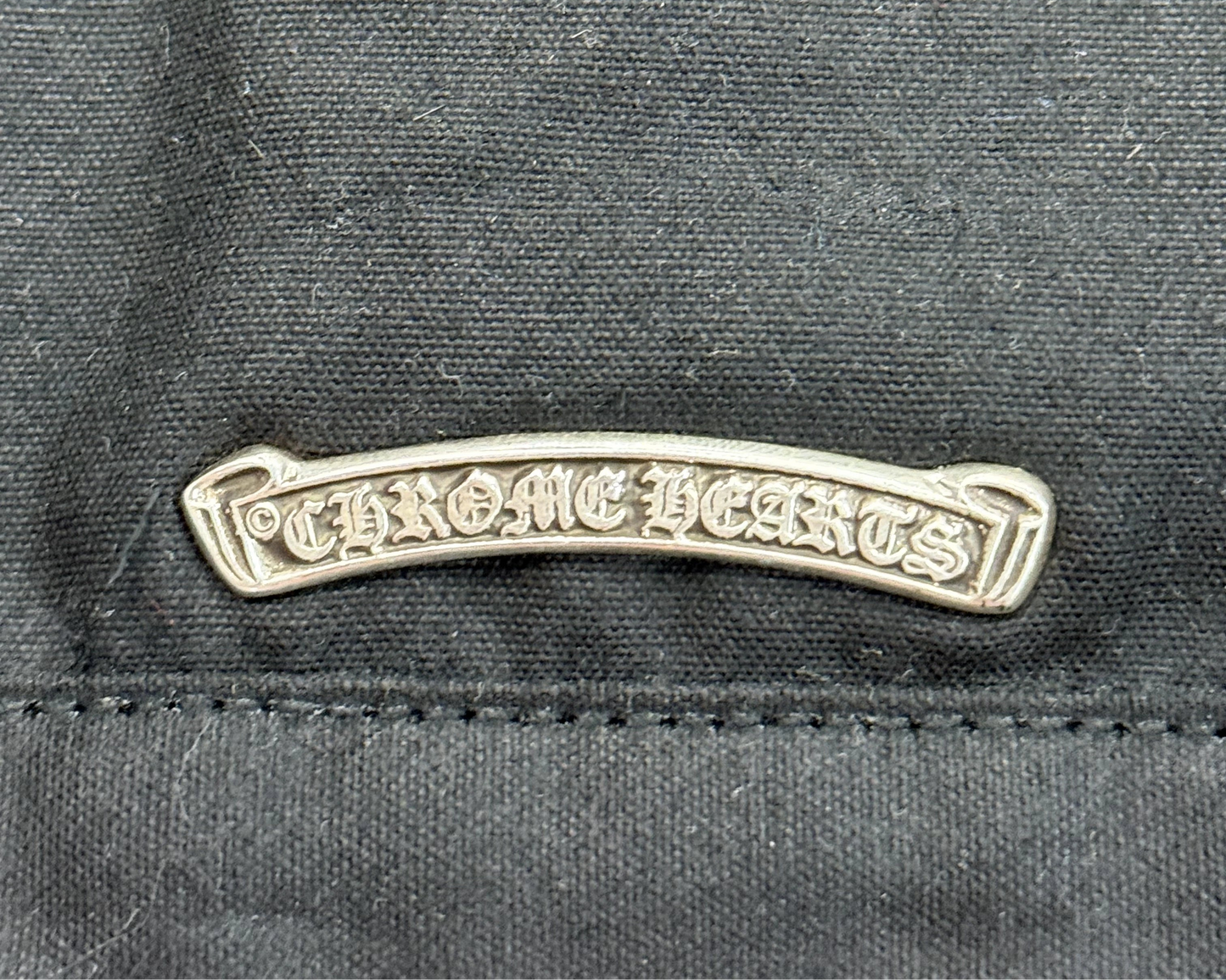 Chrome Hearts Wax Leather Jacket Black