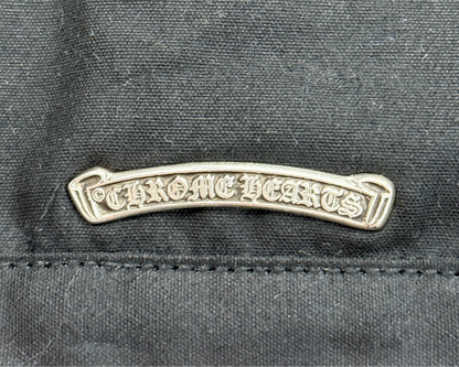 Chrome Hearts Wax Leather Jacket Black