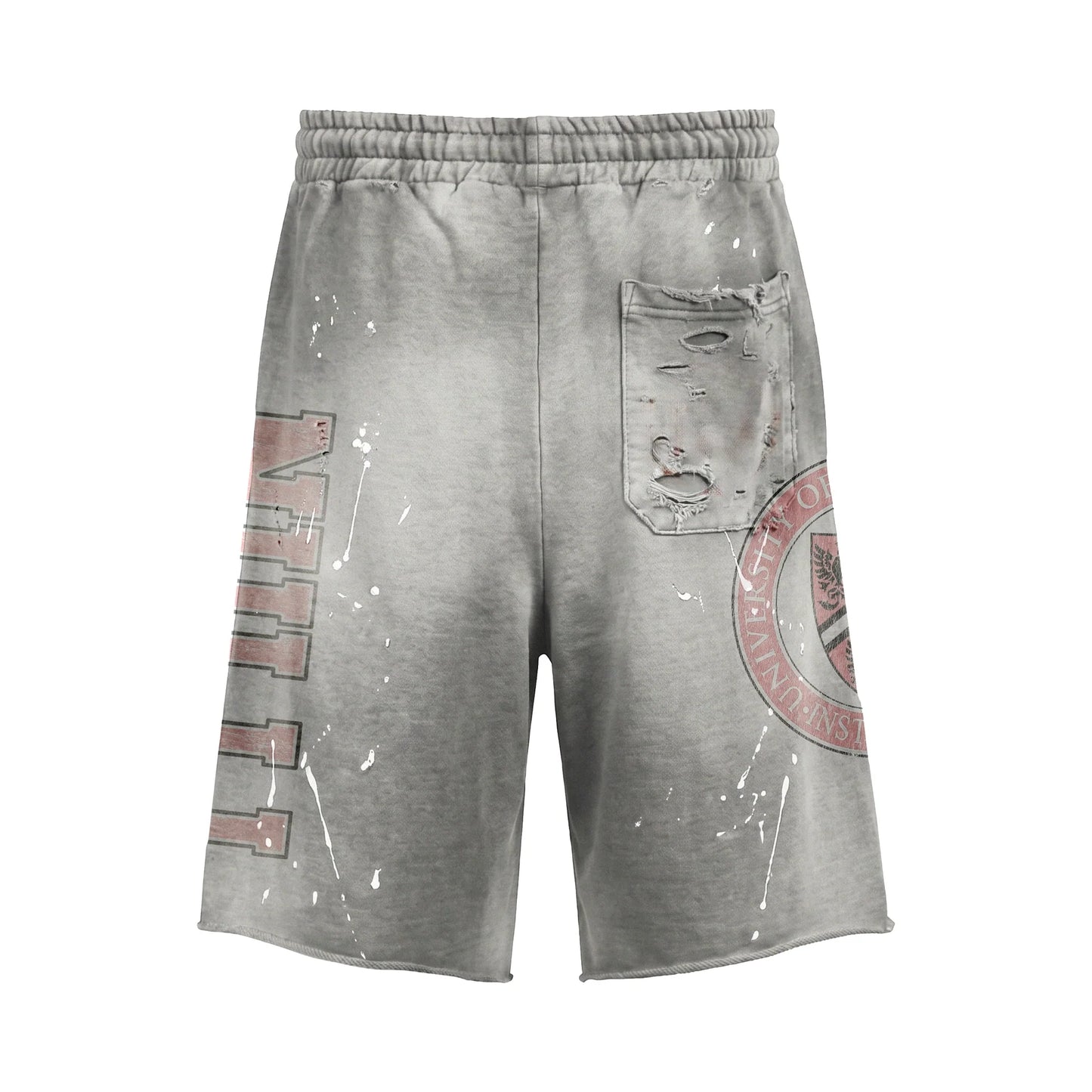 Nulli University Sweatshorts Grey/Red