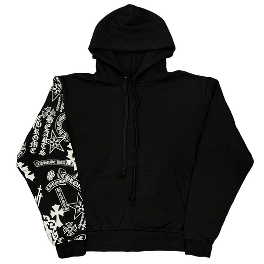 Chrome Hearts Multi Logo Sleeve Hoodie Black