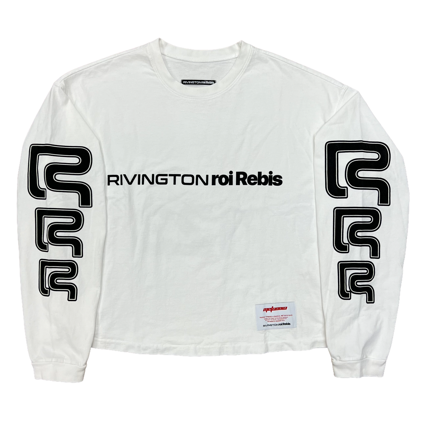 RIVINGTON roi Rebis Meta USO Garden L/S Tee Max White