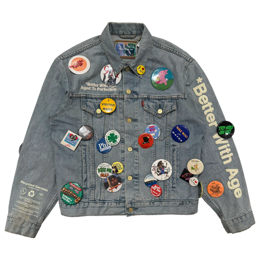 Better With Age Campaign Denim Jacket Indigo