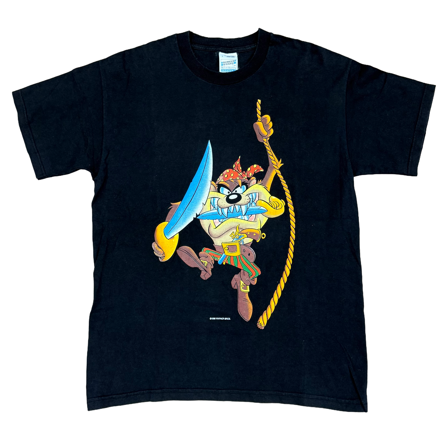 Vintage 1998 Looney Tunes Taz T-Shirt Black