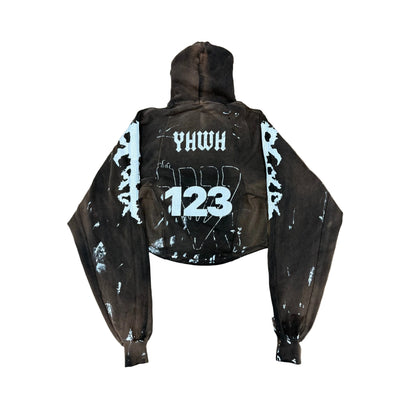 RIVINGTON roi Rebis Rose Hoodie Welder Brown