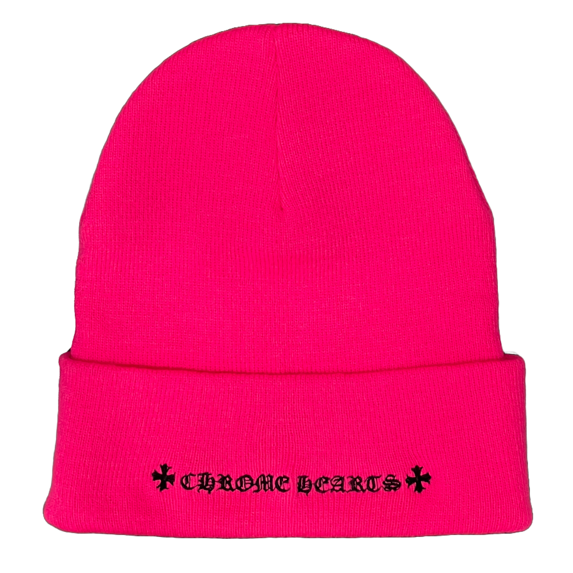 Chrome Hearts Logo Beanie Pink – Endless Supply Chrome Hearts Logo Beanie Pink – Endless Supply