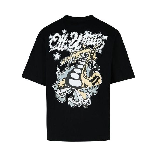 Off-White Dragon Skate S/S Tee Black