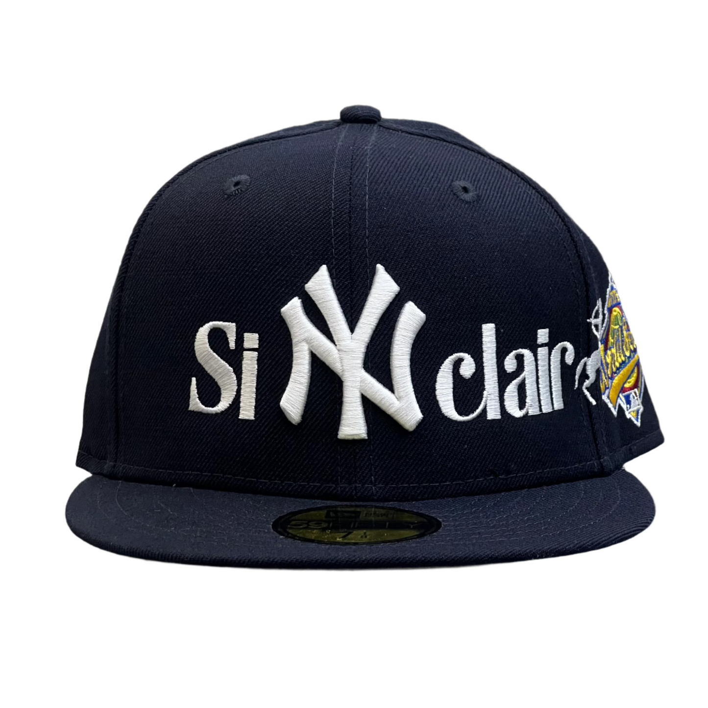 Sinclair New Era New York Yankees 1996 World Series Patch Fitted Hat Navy