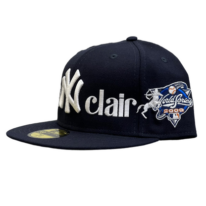 Sinclair New Era New York Yankees 2000 World Series Patch Fitted Hat Navy