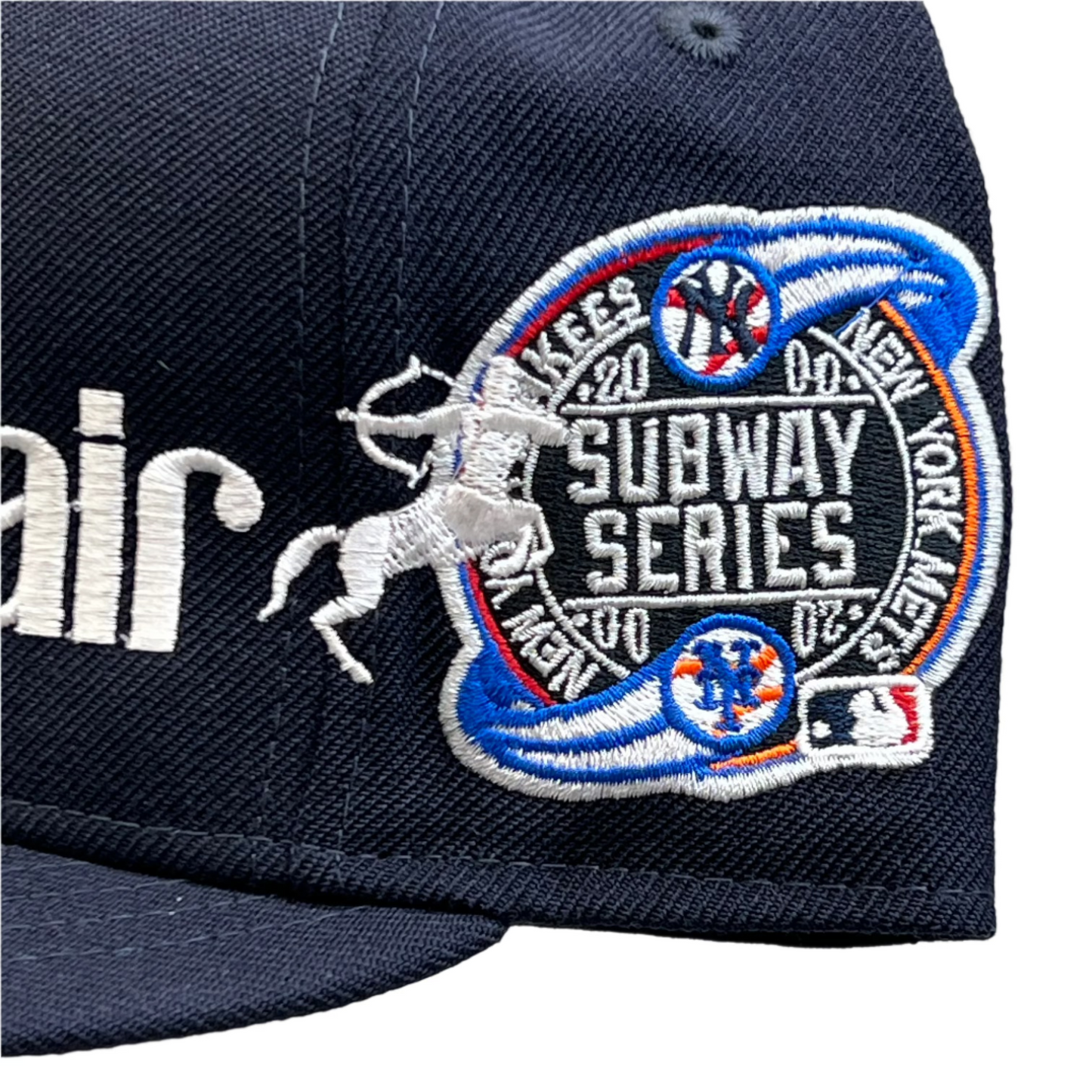 Sinclair New Era New York Yankees 2000 Subway Series World Series Patch Fitted Hat Navy