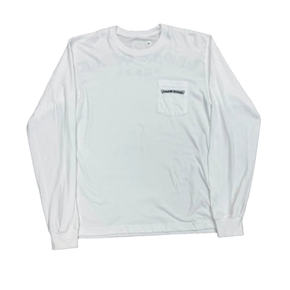 Chrome Hearts USA Exclusive Scroll Logo L/S T-Shirt White