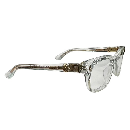 Chrome Hearts Dooable Glasses Crystal/Gold