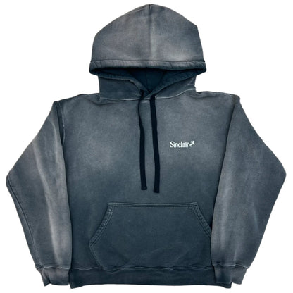 Sinclair x Hirshleifers Logo Hoodie Washed Black