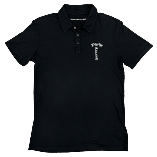 Chrome Hearts T-Bar Polo Shirt Black