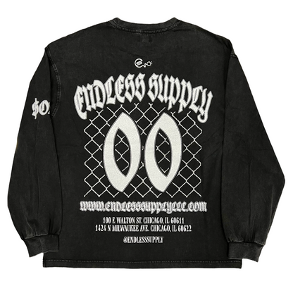 Endless Supply Dead Dunk L/S T-Shirt Black