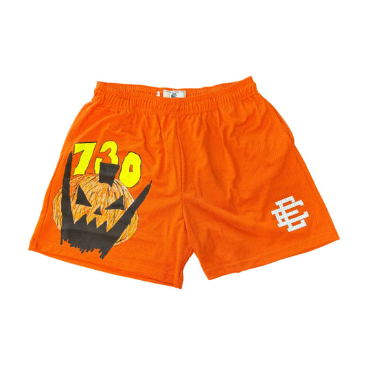 Eric Emanuel x AssPizza Halloween EE Shorts Orange
