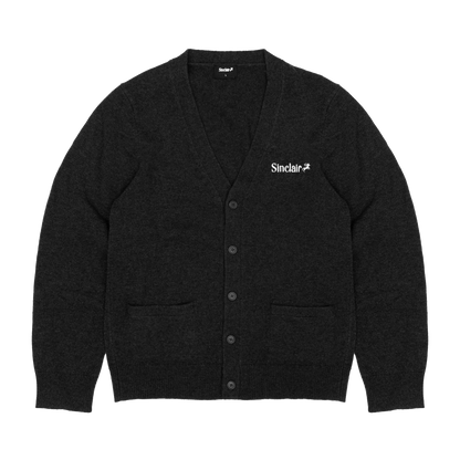 Sinclair Clairdigan Merino Wool Cardigan Black