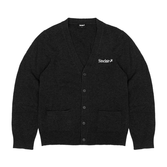 Sinclair Clairdigan Merino Wool Cardigan Black