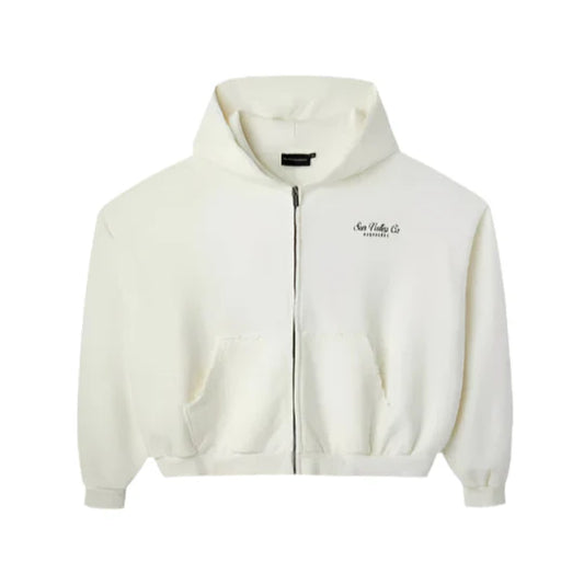 GV Gallery Sun Valley Zip Up White