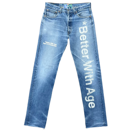 Better With Age In Case You Forgot Denim Jeans Light Wash