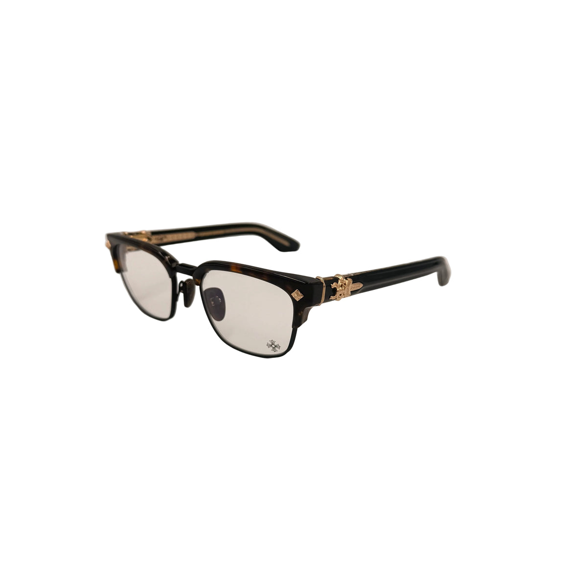 Chrome Hearts Proboner Glassses Black/Tortoise/Gold