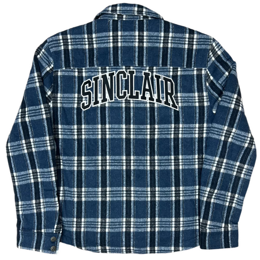 Sinclair Sherpa Flannel 2.0 Dark Blue Plaid