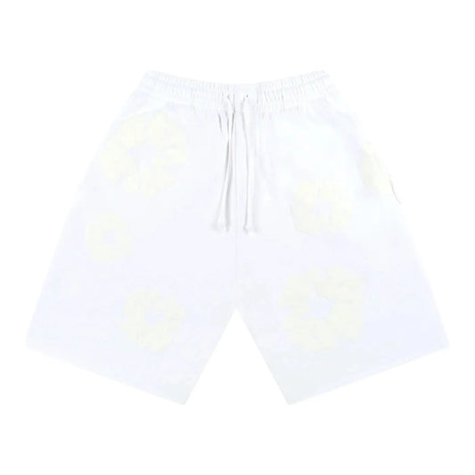 Denim Tears Mono Cotton Wreath Shorts White