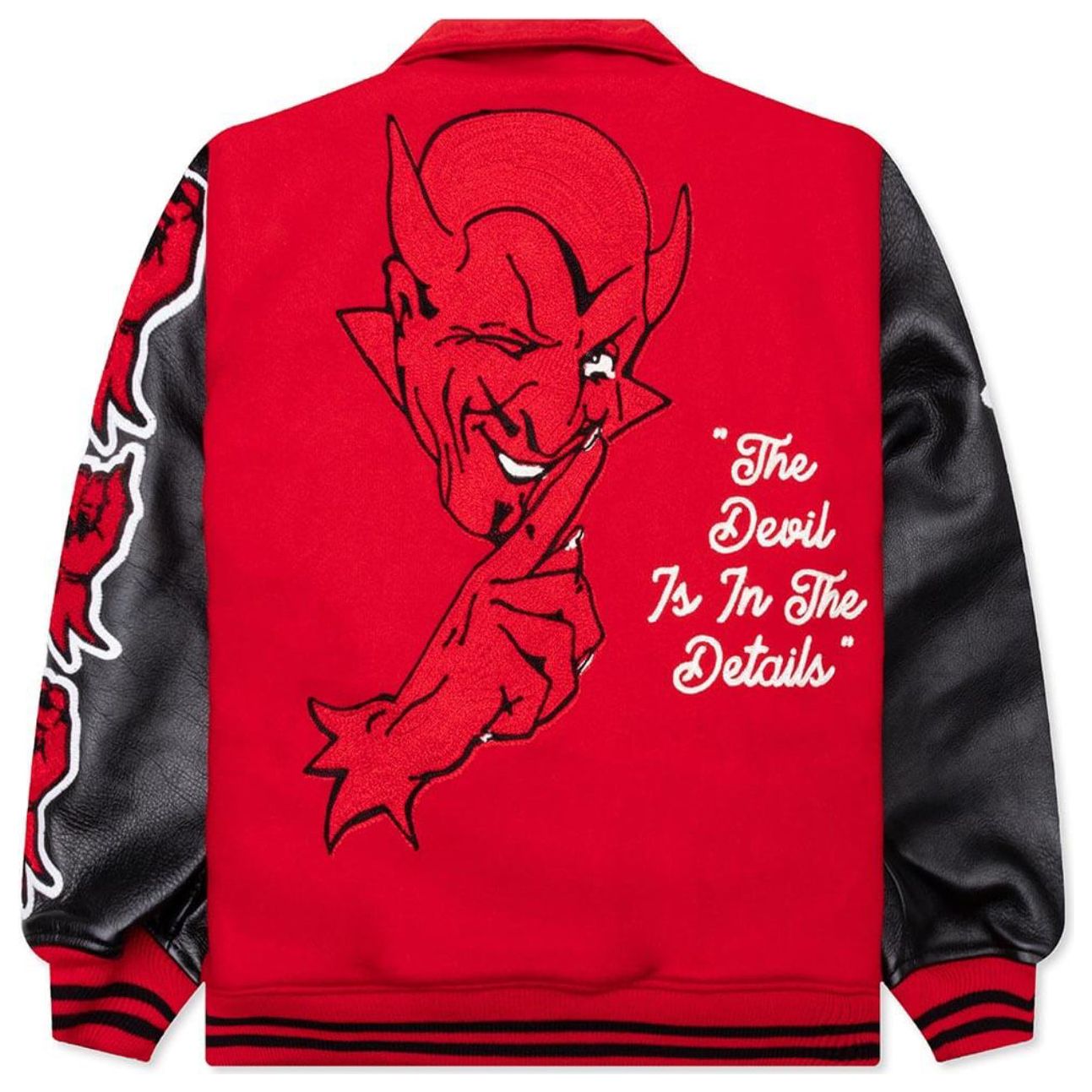 Saint Michael Devil Varsity Jacket Red