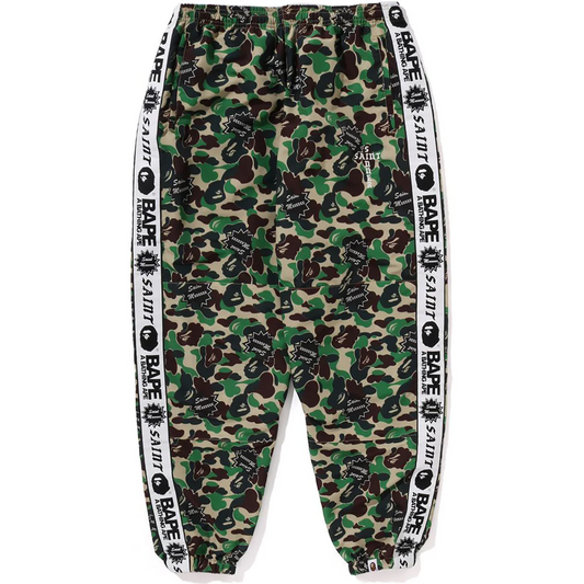 BAPE x Saint Mxxxxxx ABC Camo Track Pants Green