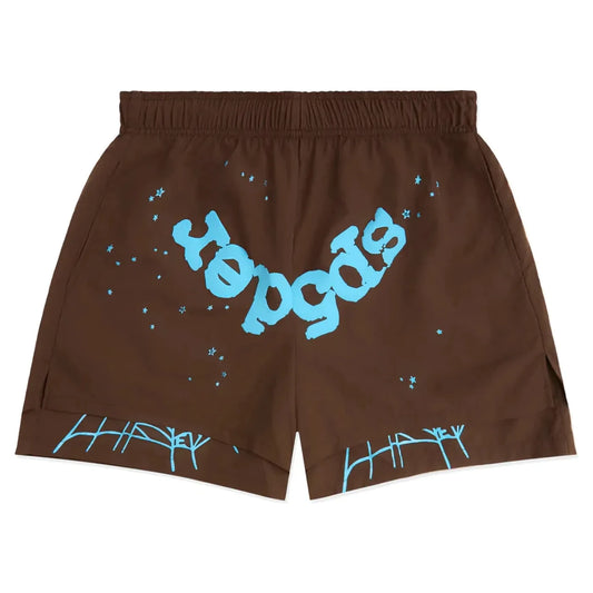 Sp5der OG Web Double Layer Short Brown