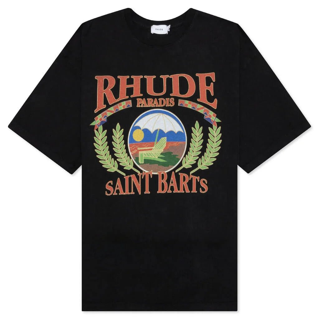 RHUDE Beach Chair Tee Vintage Black