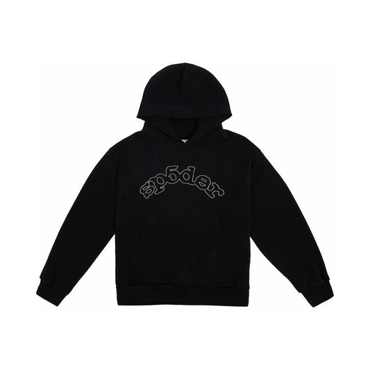 Sp5der OG Logo Hoodie Black