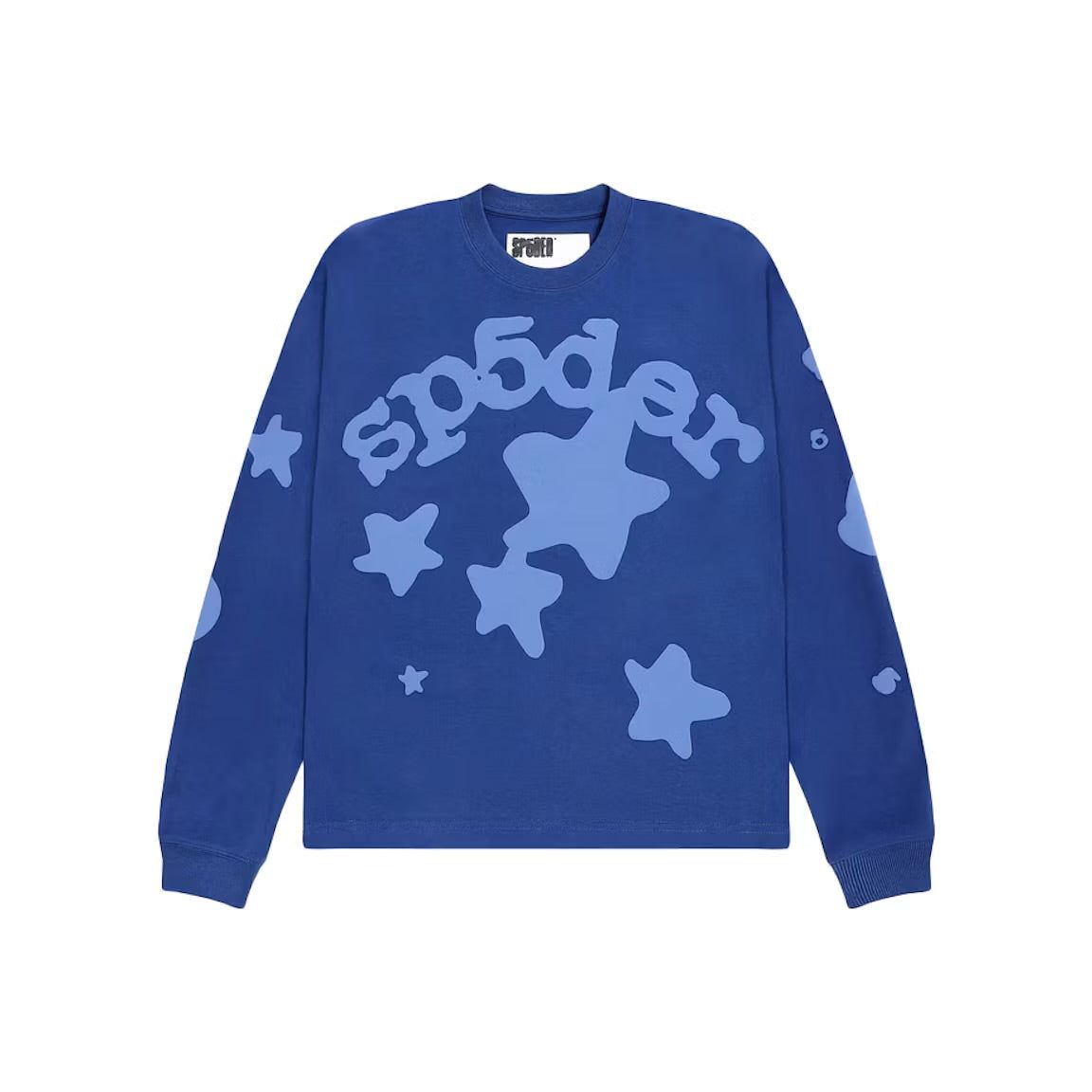 Sp5der Beluga Heavyweight L/S Tee Blue