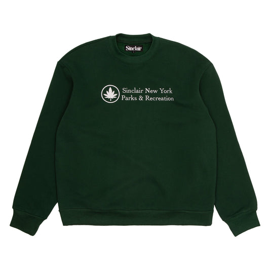 Sinclair Parks And Rec Crewneck Green