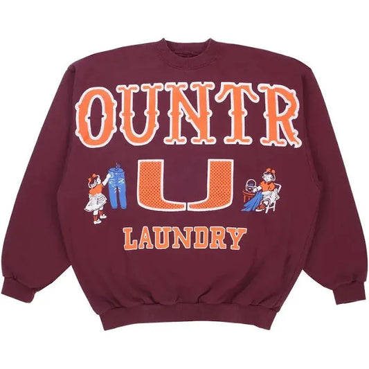 Kapital Big Kountry Sweater Burgundy