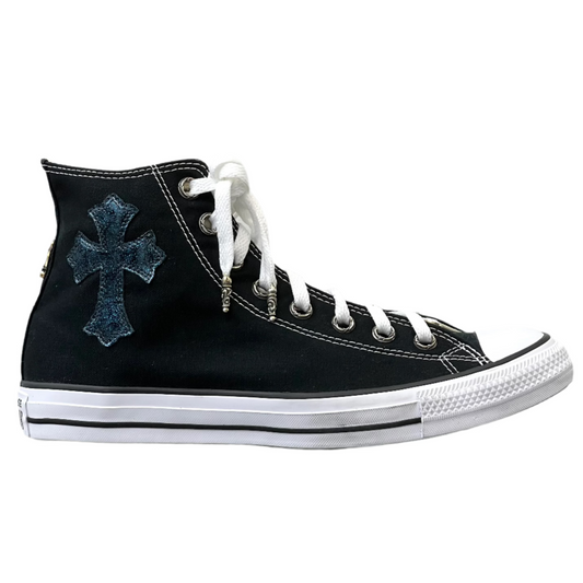 Converse x Chrome Hearts St. Barths Exclusive Chuck Taylor All Star Canvas High Top Black