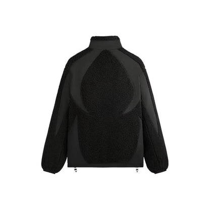 Kith x Batman Quarter Zip Sherpa Jacket Black