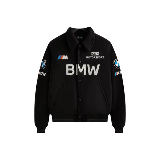 Kith x BMW Wool Coaches Jacket Black