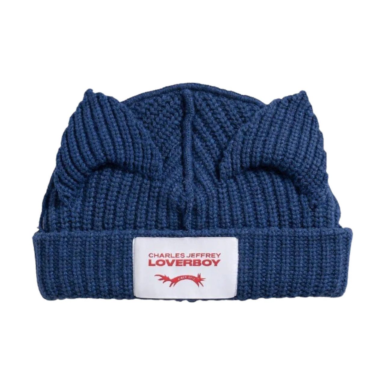 Charles Jefferey Loverboy Chunky Ears Beanie Navy