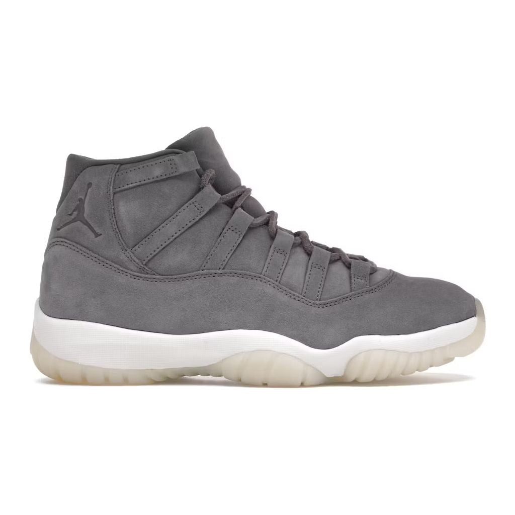 Jordan 11 Retro Pinnacle Grey Suede