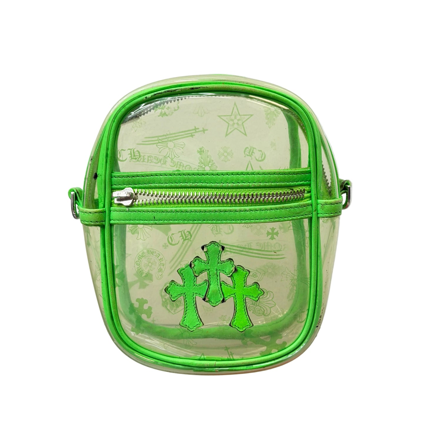 Chrome Hearts Taka Mini Leather Bag Green
