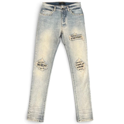 Amiri Studded MX1 Jean Antique Indigo