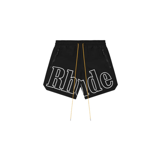 Rhude RH Logo Shorts Black