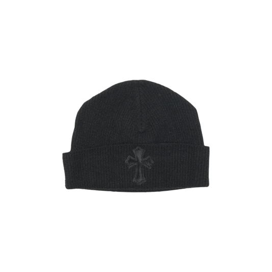 Chrome Hearts Pony Hair Cross Patch Beanie