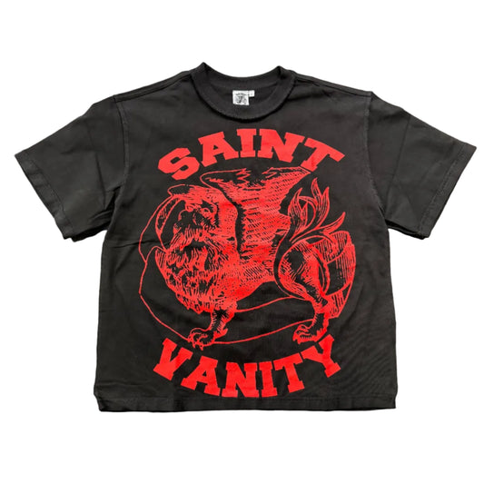 Saint Vanity Griffin Tee Black/Red
