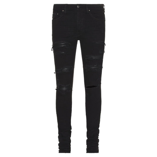 Amiri Leather Thrasher Black OD