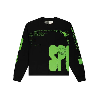 Sp5der X-Ray L/S Tee Black