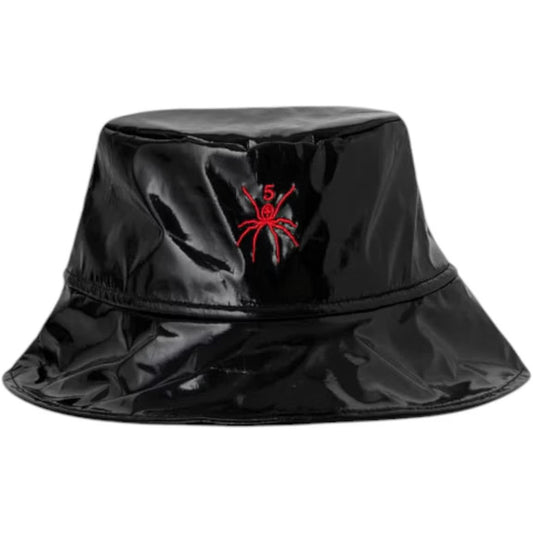 Sp5der Simple Bucket Hat Black